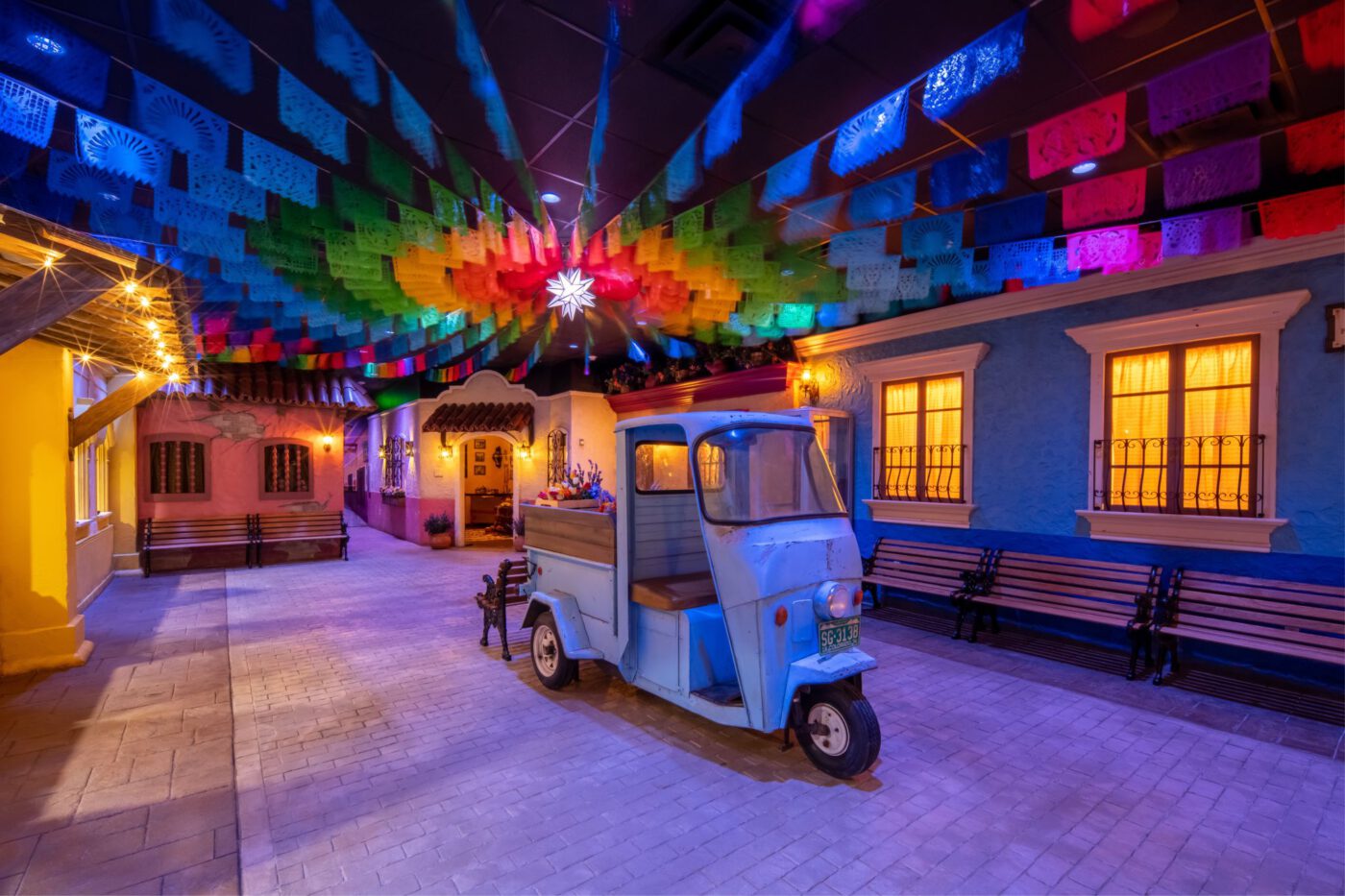 colorful casa bonita architectural interior