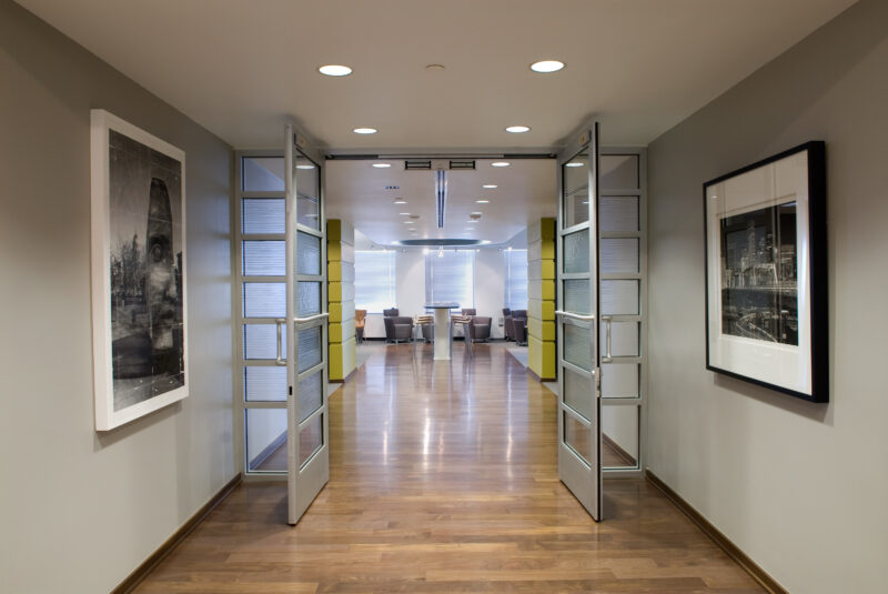 hospital exterior at sunset - architectural photographer denver