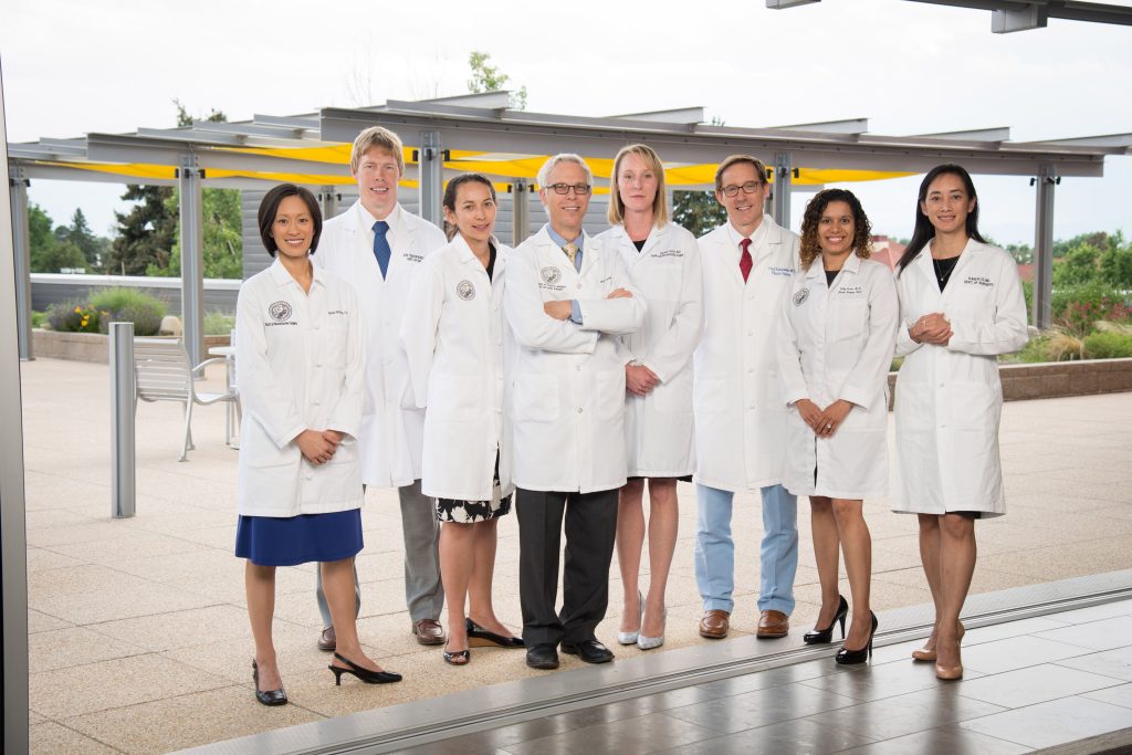 Medical doctors team portrait - corporate photography denver