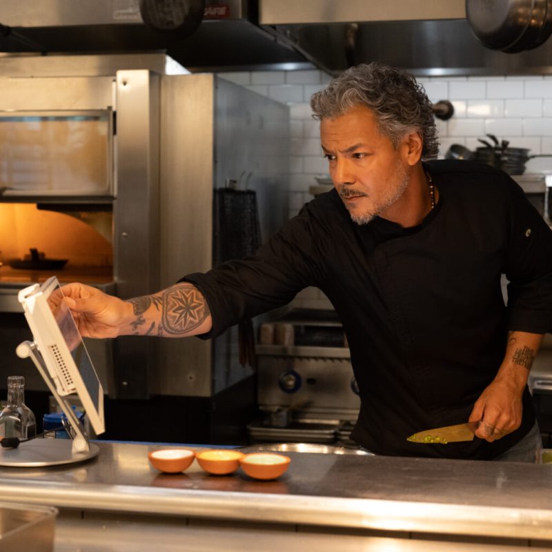 female entrepreneur working at laptop