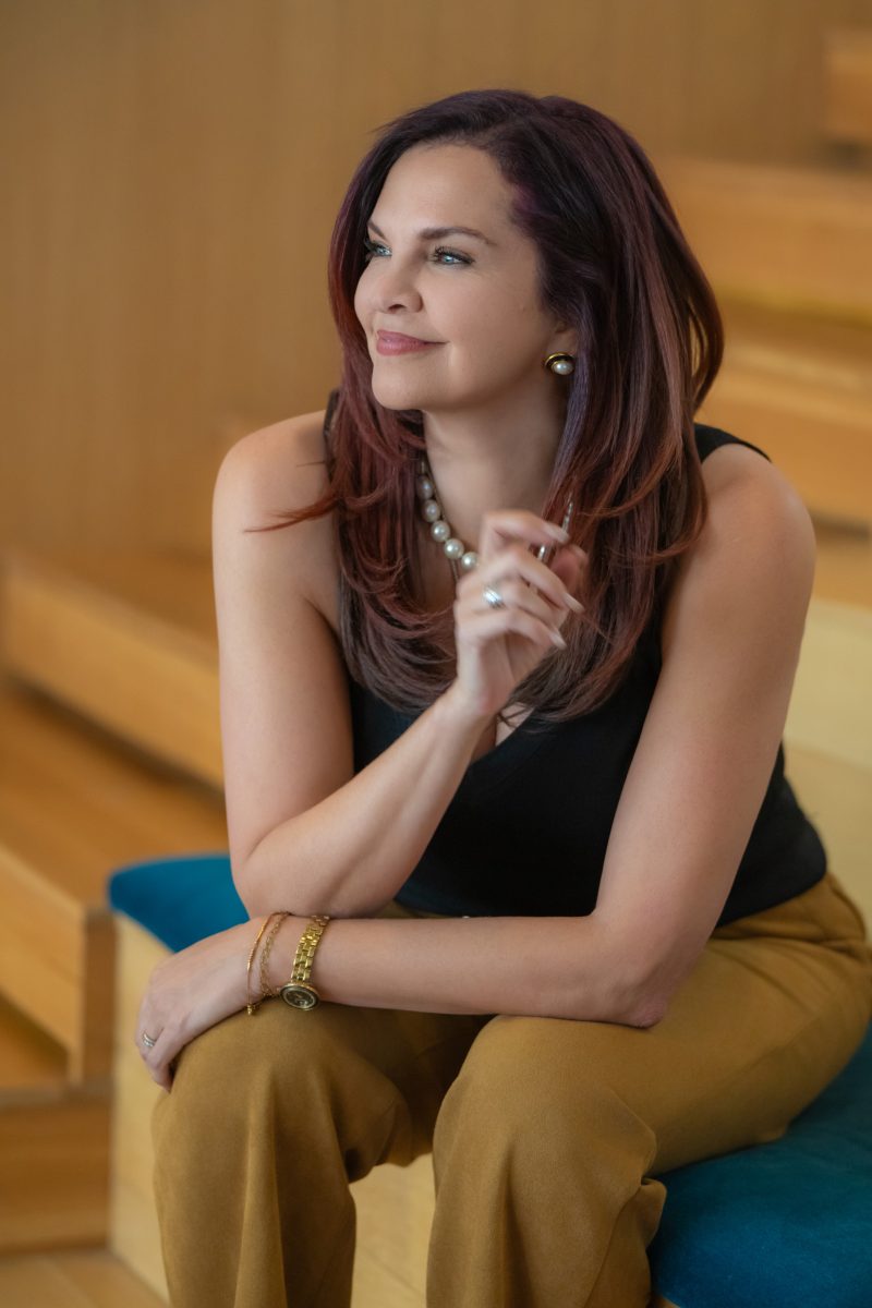 female entrepreneur working at laptop